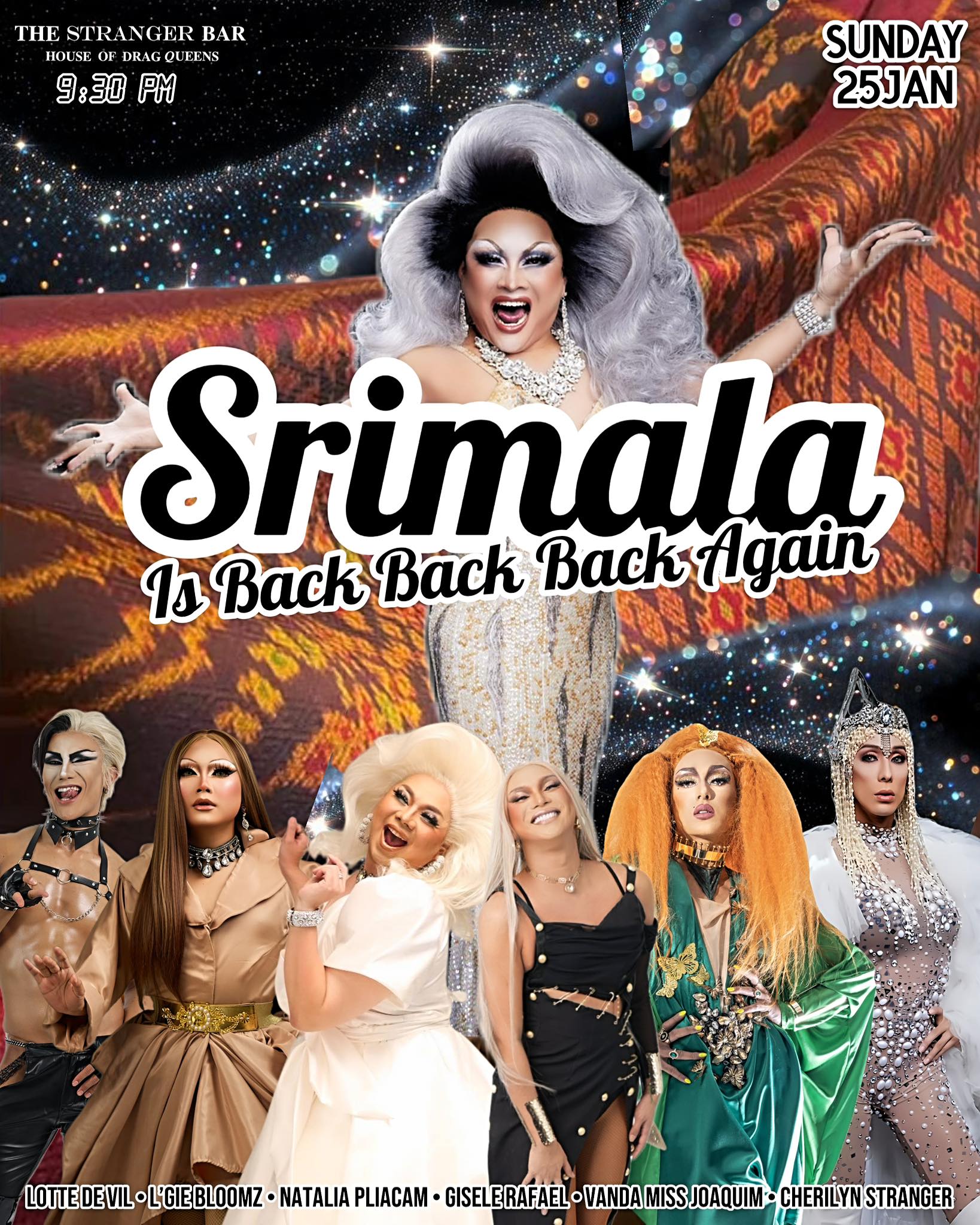 WELCOME BACK, SRIMALA!